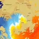 Live Kalgoorlie-Boulder Weather Radar - 128km - Doppler Wind