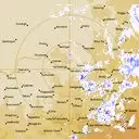 Live Yarrawonga Weather Radar - 128km - Rain Rate