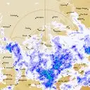 Live Yarrawonga Weather Radar - 128km - Rain Rate
