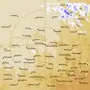 Live Yarrawonga Weather Radar - 128km - Rain Rate