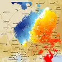 Live Yarrawonga Weather Radar - 128km - Doppler Wind