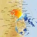 Live Marburg Weather Radar - 128km - Doppler Wind