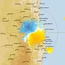 Live Marburg Weather Radar - 128km - Doppler Wind