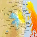 Live Marburg Weather Radar - 128km - Doppler Wind