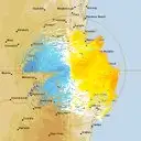 Live Marburg Weather Radar - 128km - Doppler Wind