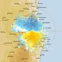 Live Marburg Weather Radar - 128km - Doppler Wind