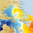 Live Marburg Weather Radar - 128km - Doppler Wind