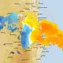 Live Marburg Weather Radar - 128km - Doppler Wind