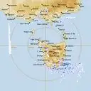 Live West Takone Weather Radar - 512km - Rain Rate