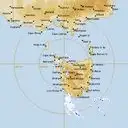 Live West Takone Weather Radar - 512km - Rain Rate
