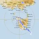 Live West Takone Weather Radar - 512km - Rain Rate