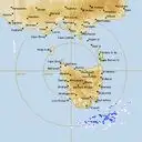 Live West Takone Weather Radar - 512km - Rain Rate
