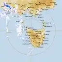 Live West Takone Weather Radar - 512km - Rain Rate
