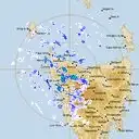 Live West Takone Weather Radar - 256km - Rain Rate