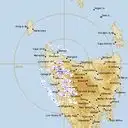 Live West Takone Weather Radar - 256km - Rain Rate