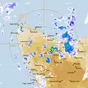 Live West Takone Weather Radar - 128km - Rain Rate