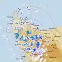 Live West Takone Weather Radar - 128km - Rain Rate