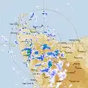 Live West Takone Weather Radar - 128km - Rain Rate