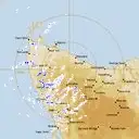 Live West Takone Weather Radar - 128km - Rain Rate