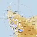 Live West Takone Weather Radar - 128km - Rain Rate