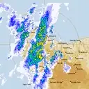 Live West Takone Weather Radar - 128km - Rain Rate