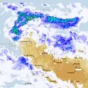 Live West Takone Weather Radar - 128km - Rain Rate