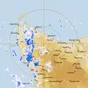Live West Takone Weather Radar - 128km - Rain Rate