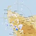 Live West Takone Weather Radar - 128km - Rain Rate