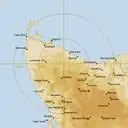 Live West Takone Weather Radar - 128km - Rain Rate