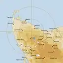 Live West Takone Weather Radar - 128km - Rain Rate