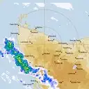 Live West Takone Weather Radar - 128km - Rain Rate