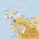 Live West Takone Weather Radar - 128km - Rain Rate