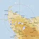 Live West Takone Weather Radar - 128km - Rain Rate