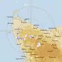 Live West Takone Weather Radar - 128km - Rain Rate