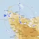 Live West Takone Weather Radar - 128km - Rain Rate