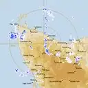Live West Takone Weather Radar - 128km - Rain Rate