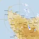 Live West Takone Weather Radar - 128km - Rain Rate