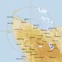 Live West Takone Weather Radar - 128km - Rain Rate