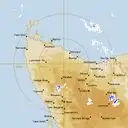 Live West Takone Weather Radar - 128km - Rain Rate