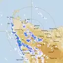 Live West Takone Weather Radar - 128km - Rain Rate