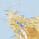 Live West Takone Weather Radar - 128km - Rain Rate
