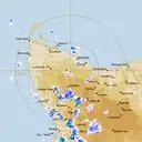 Live West Takone Weather Radar - 128km - Rain Rate