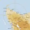 Live West Takone Weather Radar - 128km - Rain Rate