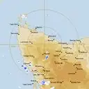Live West Takone Weather Radar - 128km - Rain Rate
