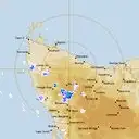 Live West Takone Weather Radar - 128km - Rain Rate