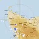 Live West Takone Weather Radar - 128km - Rain Rate
