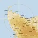 Live West Takone Weather Radar - 128km - Rain Rate