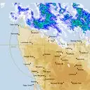 Live West Takone Weather Radar - 128km - Rain Rate
