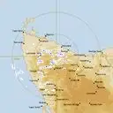 Live West Takone Weather Radar - 128km - Rain Rate