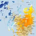 Live West Takone Weather Radar - 128km - Doppler Wind